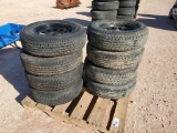 (8) Unused Trailer Wheels/Tires 205/75 R 15