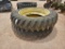 (2) Tractor Wheels/Tires 14.9 R 46