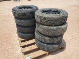 (8) Unused Trailer Wheels/Tires 205/75 R 15