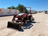 Nortrac NT 204C Tractor with Front end Loader and Shredder