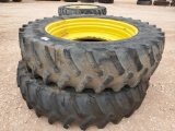 (2) John Deere Wheels/Tires 480/80 R 50