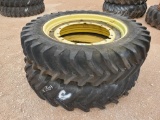 (2) John Deere Wheels/Tires 380/90 R 46