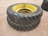 (2) John Deere Wheels/Tires 14.9 R 46