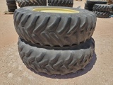 (2) Tractor Wheels/Tires 20.8 R 42