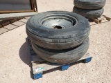 (2) Cotton Stripper Wheels/Tires