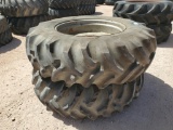 (2) Cotton Stripper Wheels/Tires 18.4-34