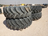 (4) Floater Tires /Wheels 600/65 R 38