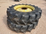 (2) John Deere Duals w/Tires 18.4 R 42