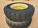 (2) John Deere Wheels/Tires 520/85 R 38