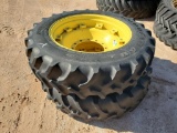 (2) John Deere Wheels w/Tires 380/85 R 34
