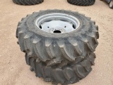 (2) Unused Tractor Wheels w/Tires 16.9-28