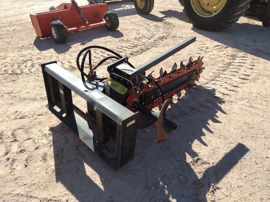 Trencher Skid Steer Attachment