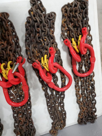 Unused (1) 5/16'' 7ft G80 Chain Sling Double