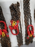 Unused (1) 5/16'' 7ft G80 Chain Sling Double
