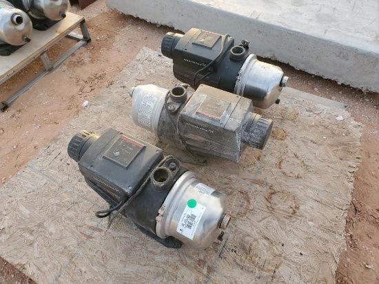 (3) Grundfos Booster Pump
