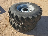(2) Unused Tractor Wheels w/Tires 380/85 R 24