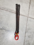 Unused (1) 5/16'' 7ft G80 Chain Sling Double