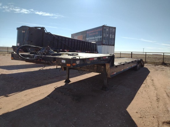 1984 Trail King Hydraulic Dovetail Trailer