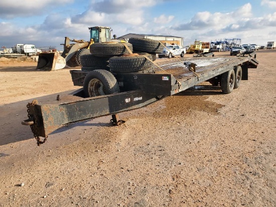 1989 24Ft Backhoe Trailer