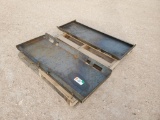 (2) Unused Solid 1/4'' Weldable Quick Plates