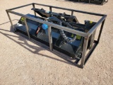 Unused Mower King 2022 Heavy Duty Flail Mower/Skid Steer Attachment