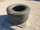 (2) 11R22.5 Truck Tires