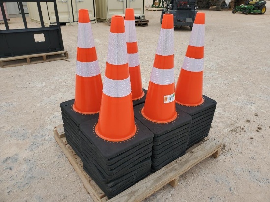(50) Unused Safety Traffic Cones
