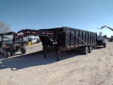 PJ Gooseneck Dump Trailer