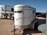 2 Horse Bumper Pull Horse Trailer