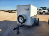 4? x 6? Single Axle Enclosed Trailer