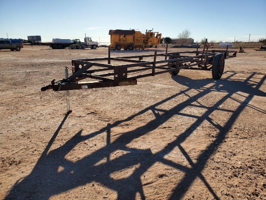 Shop Made 4x32' Pipe Trailer
