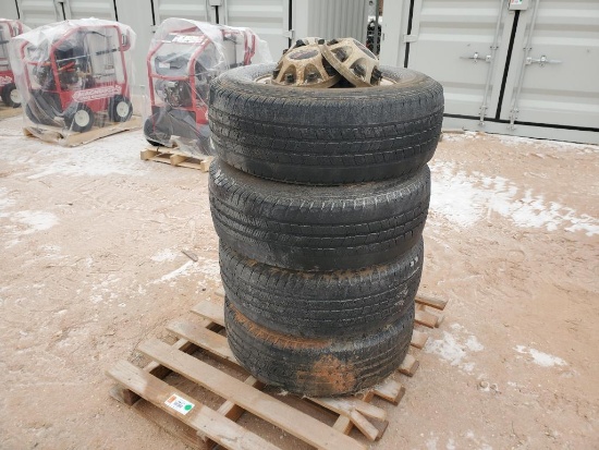 Set of 17" Wheels and Tires