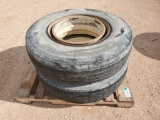 (2) Truck Wheels w/Tires