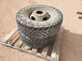 (2) Wheels w/Tires 285/75 R 16