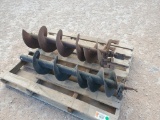 (2) Post Hole Augers