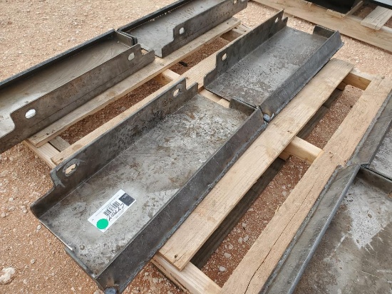 (2) Unused Mini Skid Steer Weldable Quick Plates