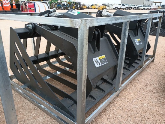 Unused 80" Rock & Brush Grapple