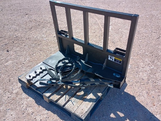 Unused Greatbear Tree Shear (Skid Steer Attachment)