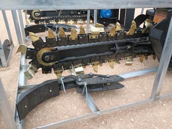 Unused Trencher (Skid Steer Attachment)