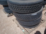 (4) Truck Tires 295/75R22.5
