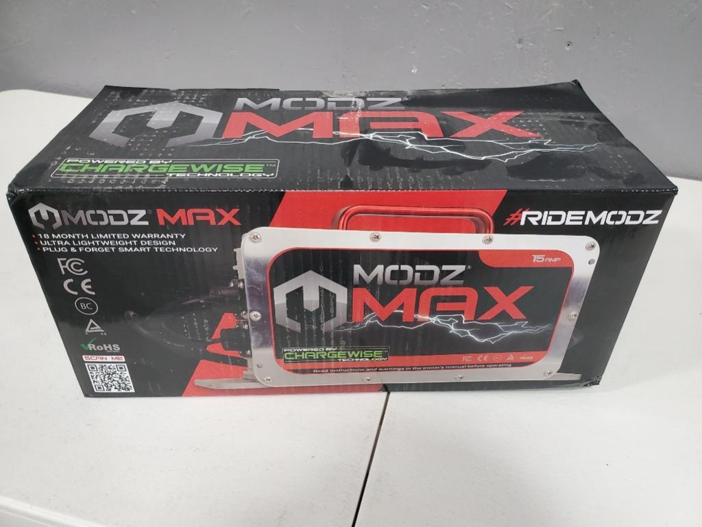 New Unused Modz Max Golf Cart Charger | Heavy Construction Equipment Light  Equipment & Support Light Support Parts & Attachments | Online Auctions |  Proxibid