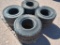(8) Solid Rubber Forklift Tires
