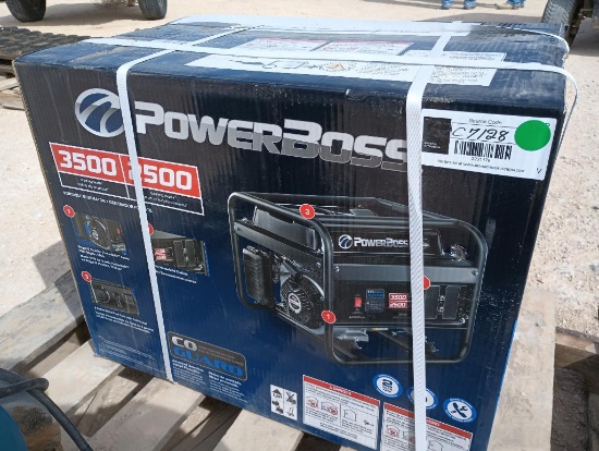 Unused Powerboss Generator 3500V