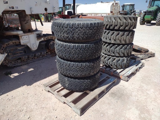 (4) Wheels w/Tires 315/75 R 16