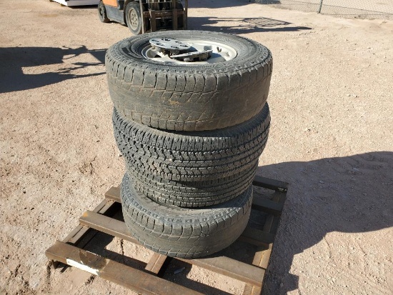 (4) Misc Chevy Wheels w/Tires