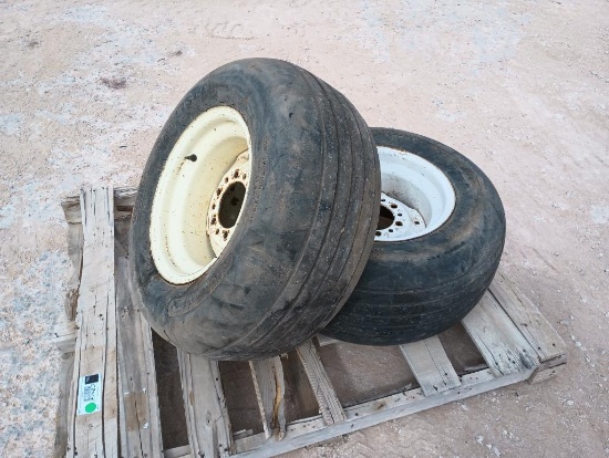 (2) Implement Tires w/ Wheels 11L-15SL