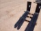(1) Set Unused Forklift Forks