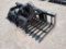 Unused Single Hydraulic Cylinder Rock & Brush Grapple Bucket