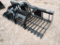 Unused Single Hydraulic Cylinder Rock & Brush Grapple Bucket