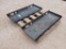 (2) Unused Closed Weldable Quick Attach Plates